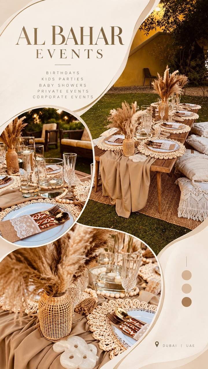 Boho Picnic Dubai by Al Bahar Events